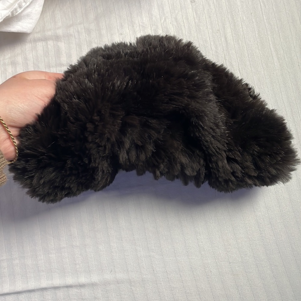 SAKS FIFTH AVENUE ‘Mink Beret Hat’